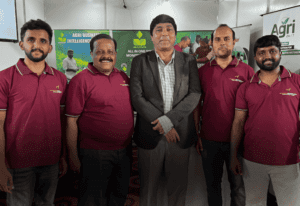 Dr. Shaik N. Meera from ICAR-ATARI interacting with the Agri247 team during his visit | senseluto | coimbatore